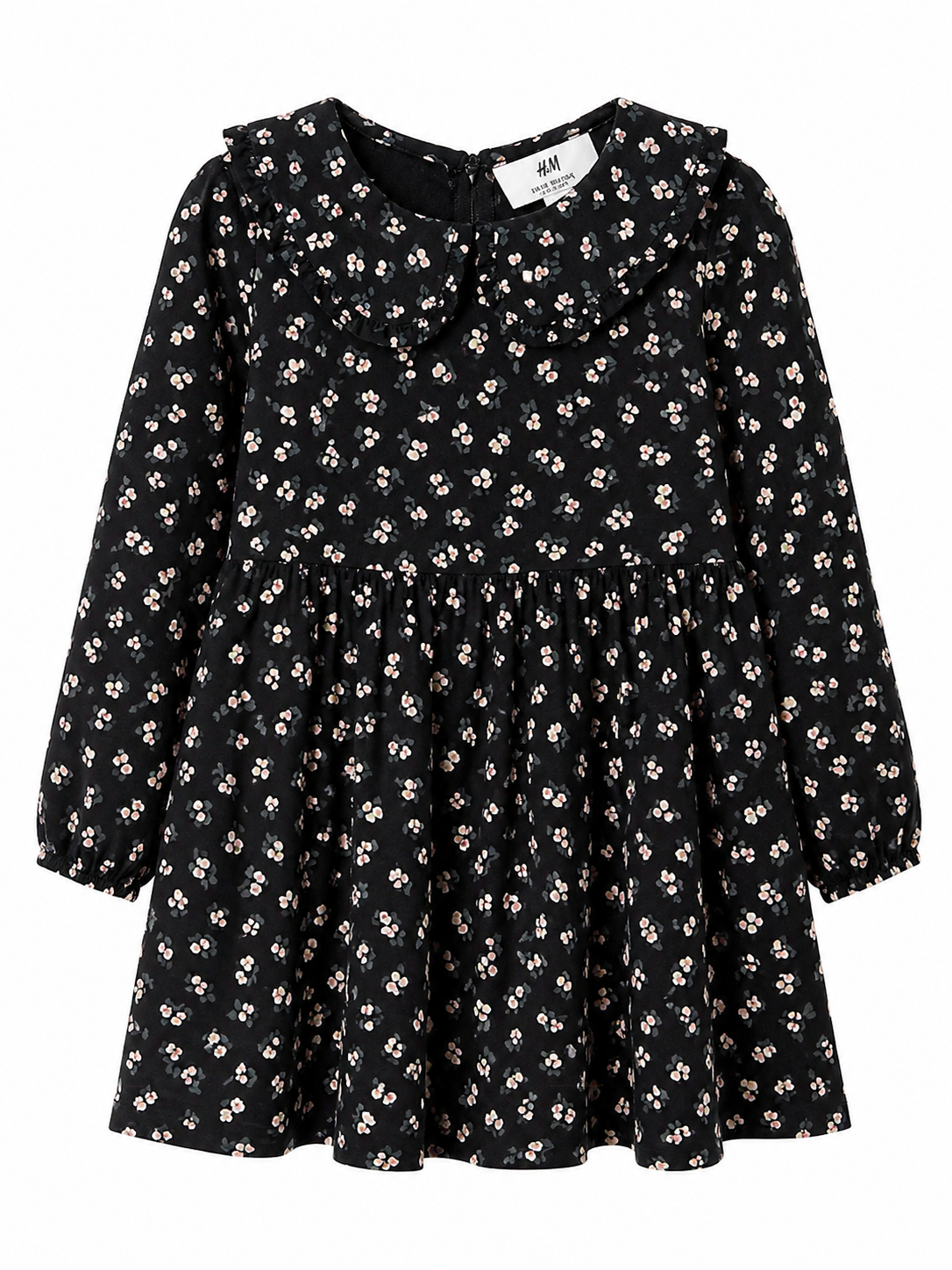 chinese dress ladies Black Floral Long Sleeves Bodycon Dress – Gabi Swimwear