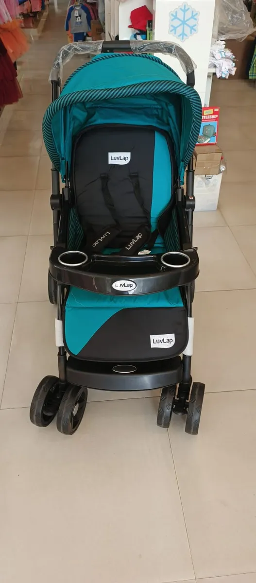 LuvLap Galaxy Baby Stroller for 03 Years, 5-Point Safety Harness
