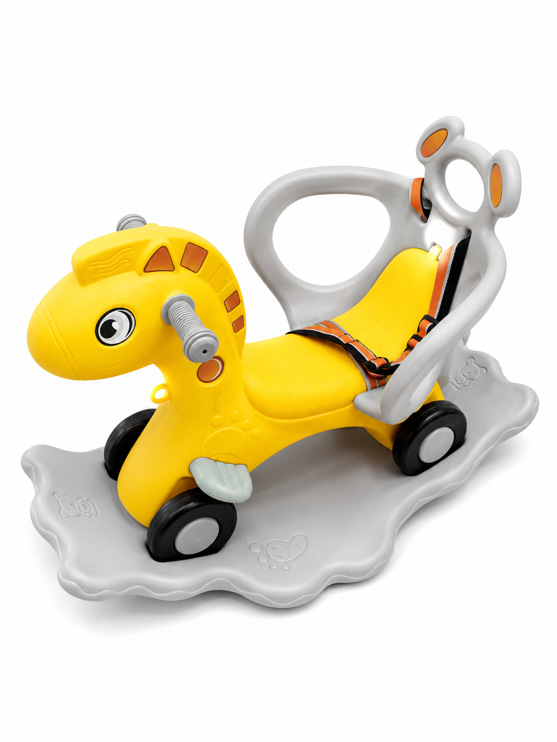 Gopher Ride On Preowned Kids Giraffe Ride On Rocker & Push Car | Second Hugs