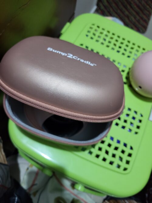 Bump to cradle wearable breast pump