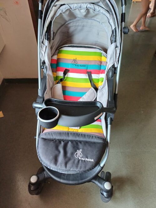R for Rabbit Premium Chocolate Ride Baby Stroller & Pram – Stylish Rainbow Edition (6 Months to 3 Years)