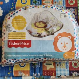 Fisher Price baby mattress with mosquito net