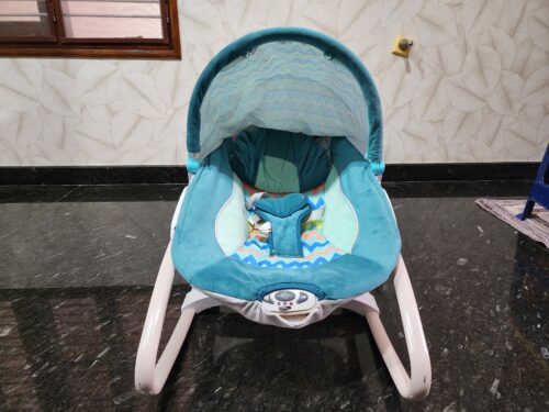 INFANTSO Baby Rocker Toy bar Rocker  (Green)
