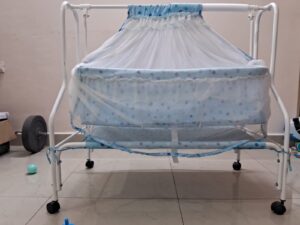 Supples Baby Cradle with Swing & Mosquito Net