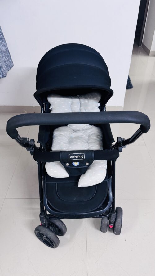 Babyhug Symphony Stroller with Reversible Handle & Mosquito Net