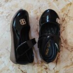 Chic Black Patent Leather Shoes for Girls