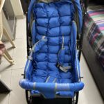 CozyRide Baby Pram – Classic Blue