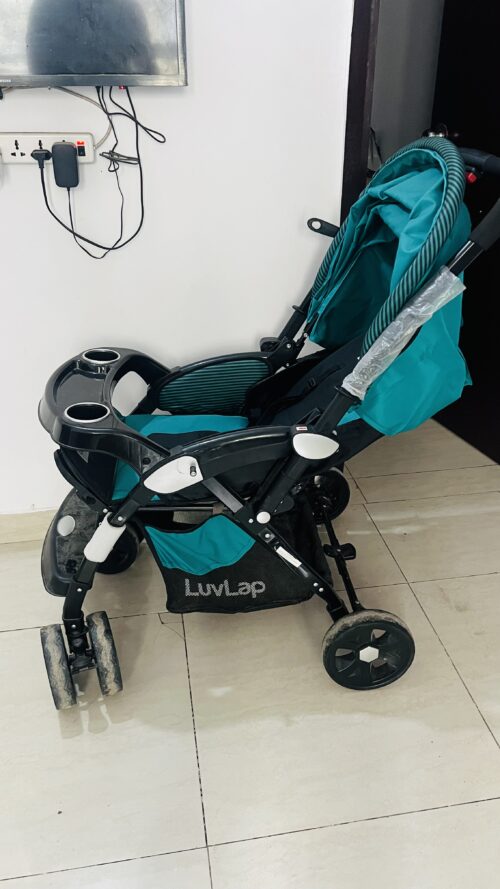 LuvLap Galaxy Baby Stroller, Pram for Baby with 5-Point Safety Harness