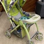 Vibrant Green Baby Pram
