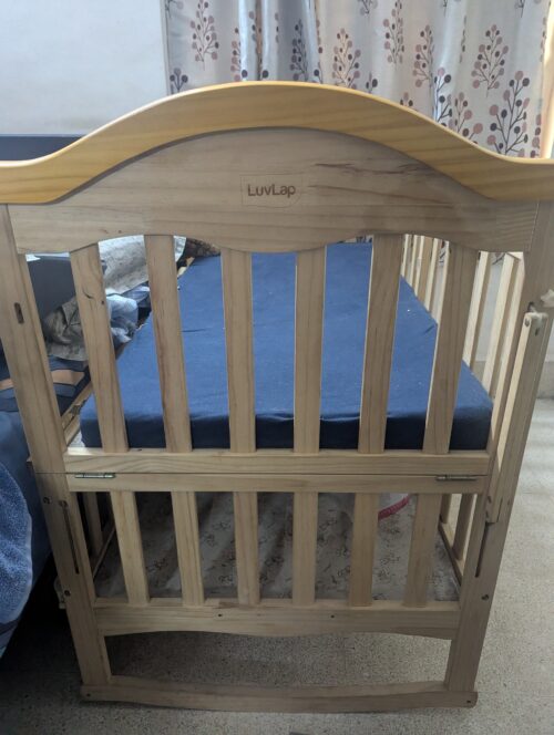 Luvlap C-70 Wooden Baby Cot/Cradle