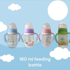 Minitree 180ml Feeding Bottle with Handles – BPA-Free