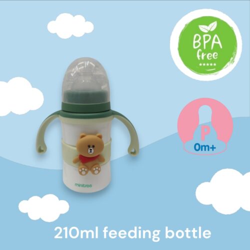 210ml Feeding Bottle – BPA-Free for Newborns