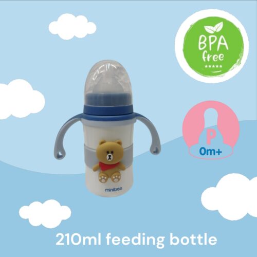 210ml Feeding Bottle – BPA-Free for Newborns