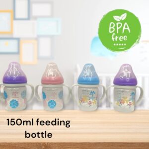 Minitree 150ml BPA-Free Feeding Bottle with Handles