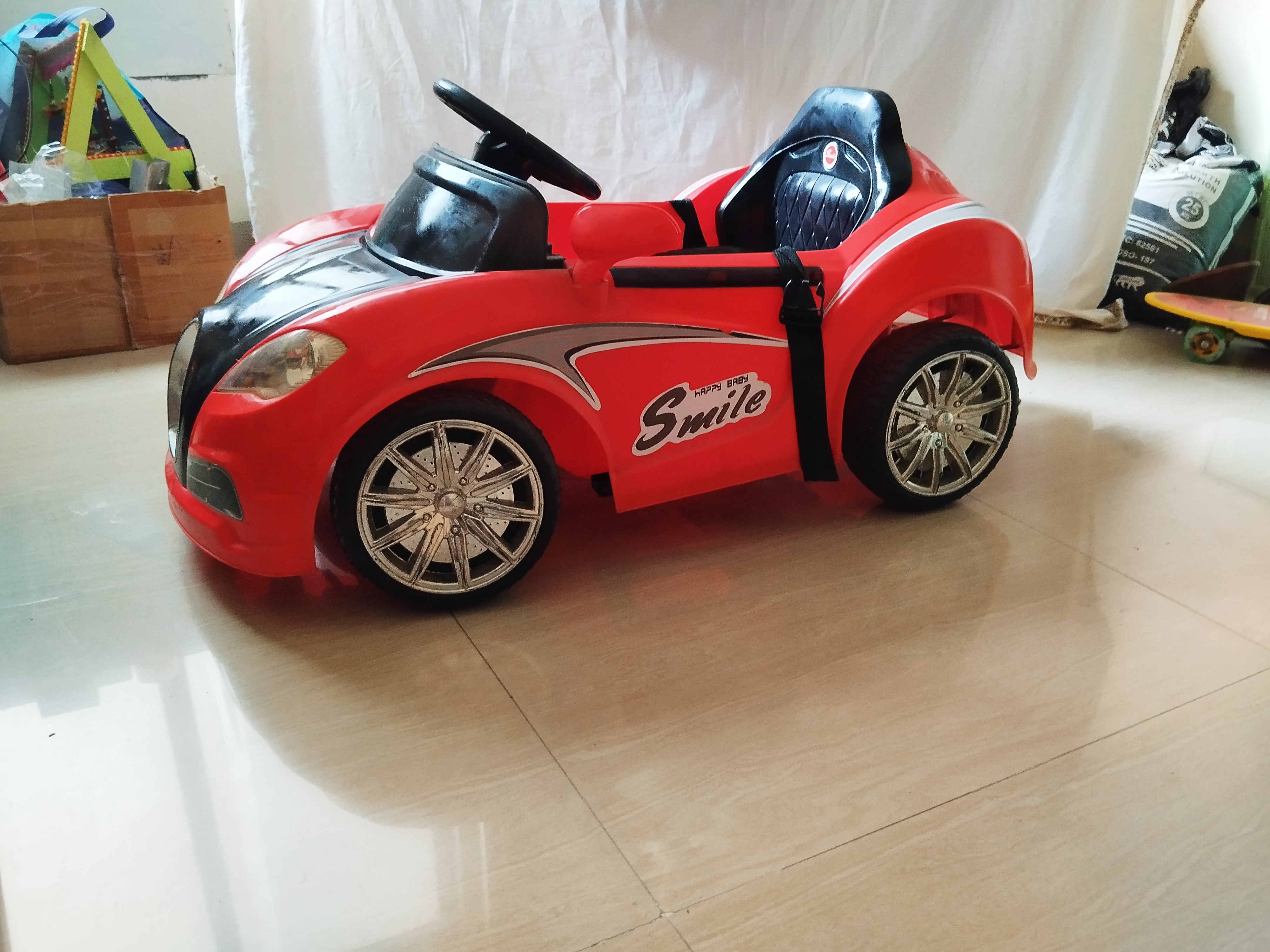 Baby Ride-On Car (Red, for Toddlers)