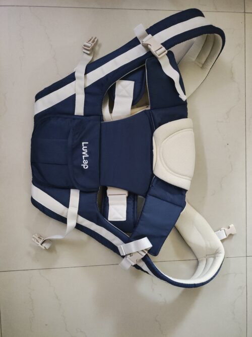 LuvLap Elegant Baby Carrier (Navy Blue)