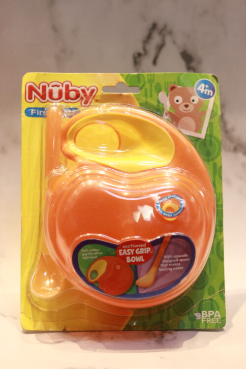 Nuby Sectioned Easy Grip Bowl