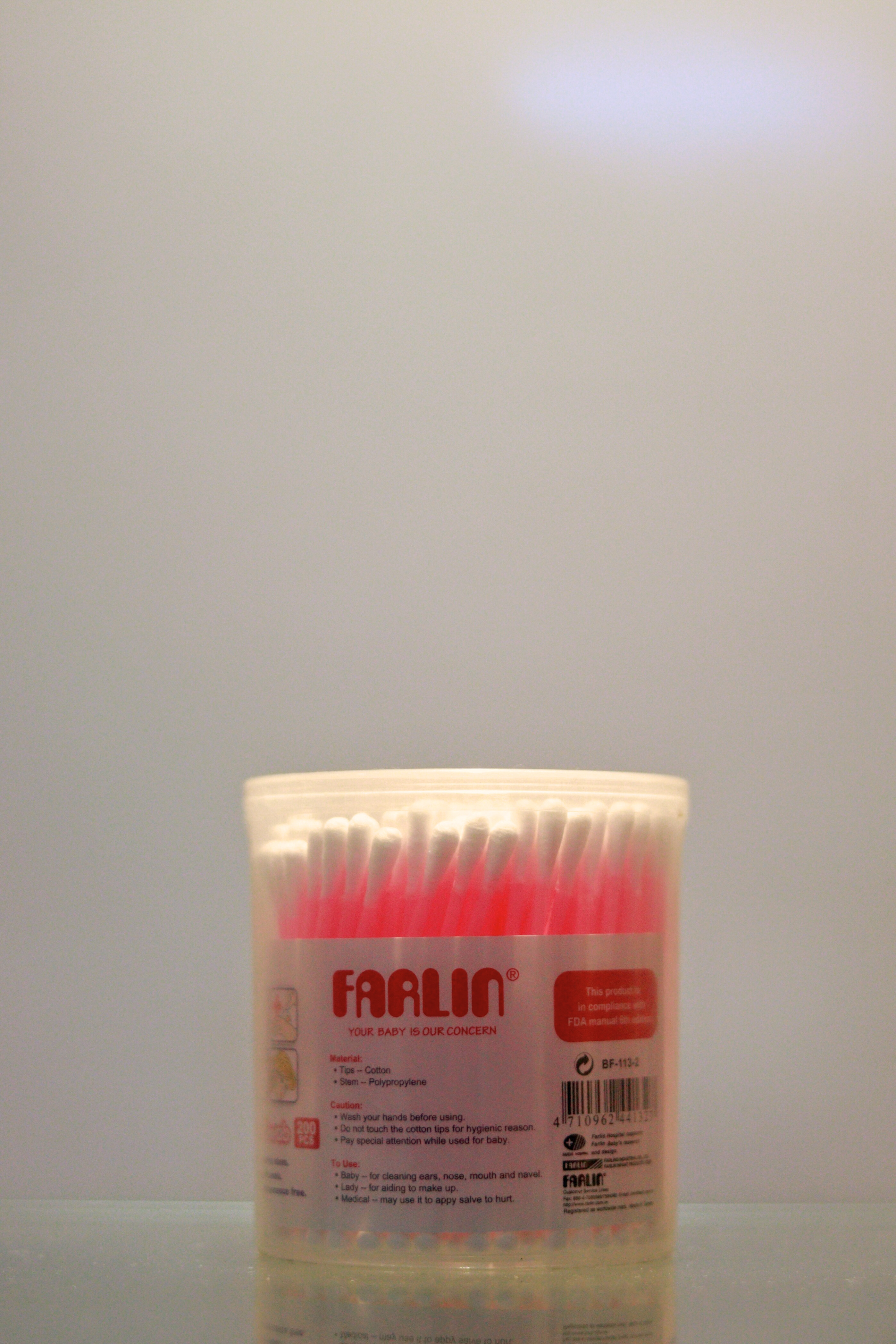 Farlin Cotton Buds Plastic Stem