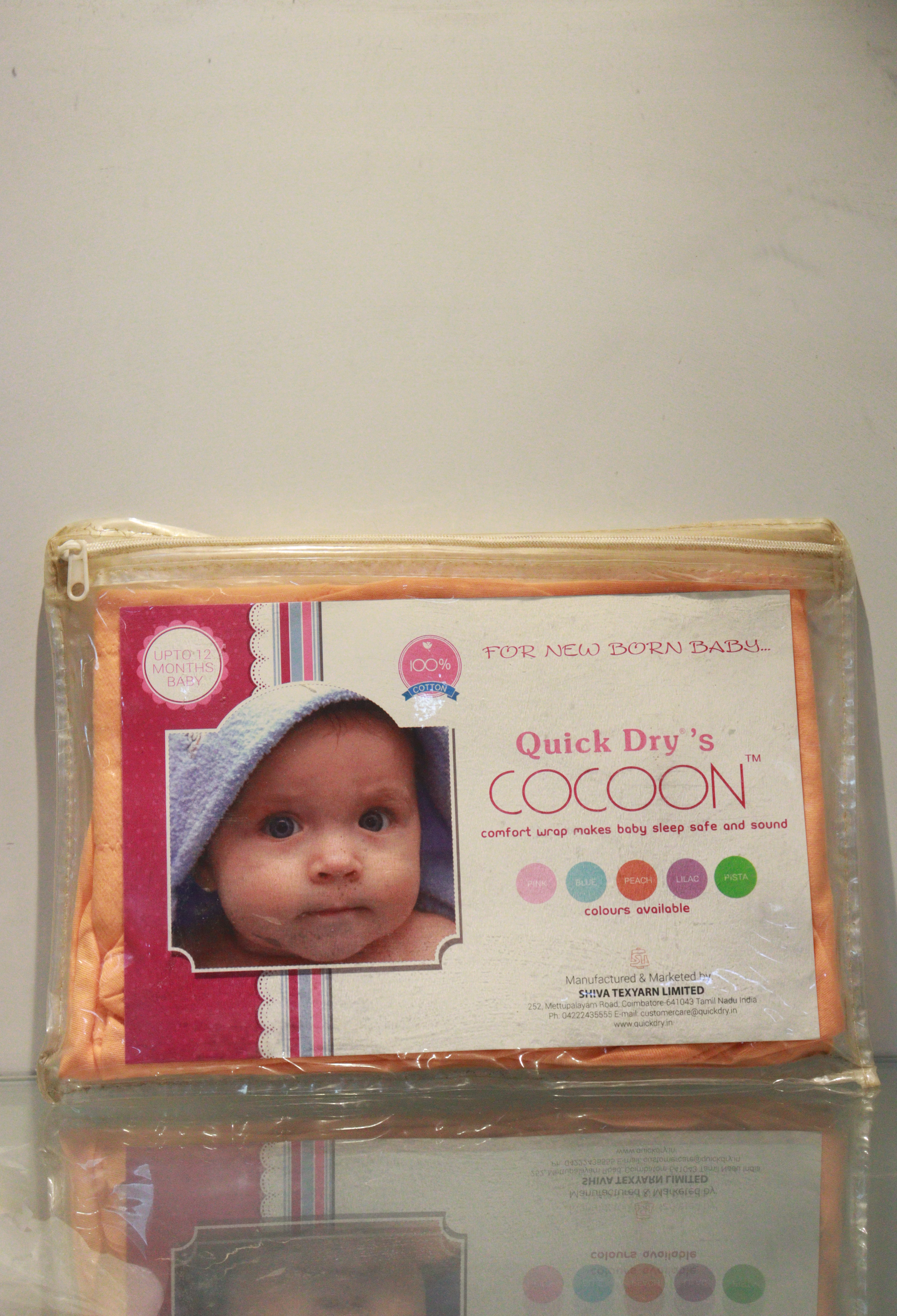 Quickdry- Cocoon Wrap (Peach)