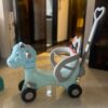 Jam & Honey 3-in-1 Ride-On and Rocker with Parental Handle | for Kids 2-5 Years Old | Non-Toxic PE | Durable and Safe with Seat Belt | BIS Approved | Blue