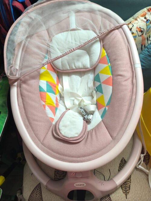 Baby Rocker with Canopy and Plush Padding