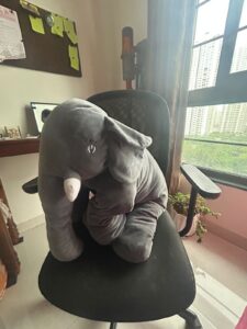 JumboSnug Elephant Plush Toy