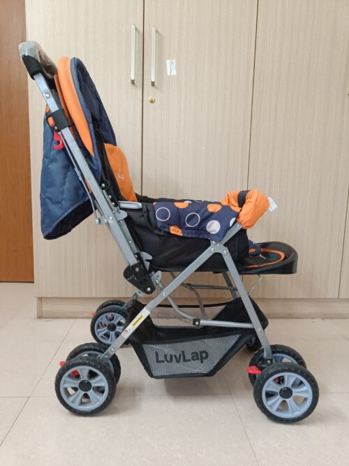 LuvLap Pram/Stroller (Orange)