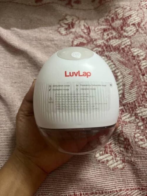 LuvLap Hands-Free Electric Breast Pump – 4 Modes