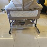 3 in 1 House of Quirk Aluminum Linen Bedside Sleeper Crib