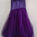 Purple Long Frock
