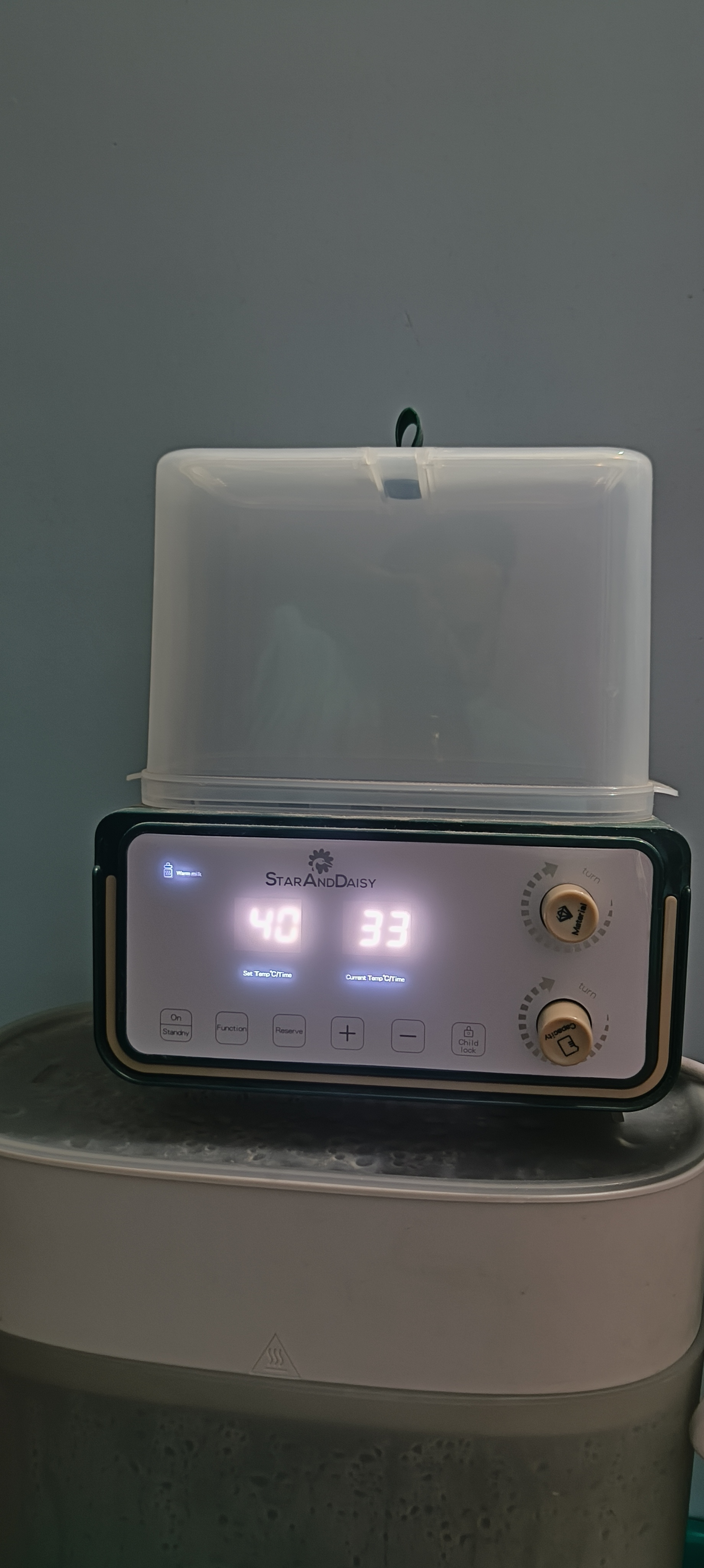 StarAndDaisy 6-in-1 Baby Bottle Sterilizer & Warmer – Digital Display, Adjustable Temperature & Timer