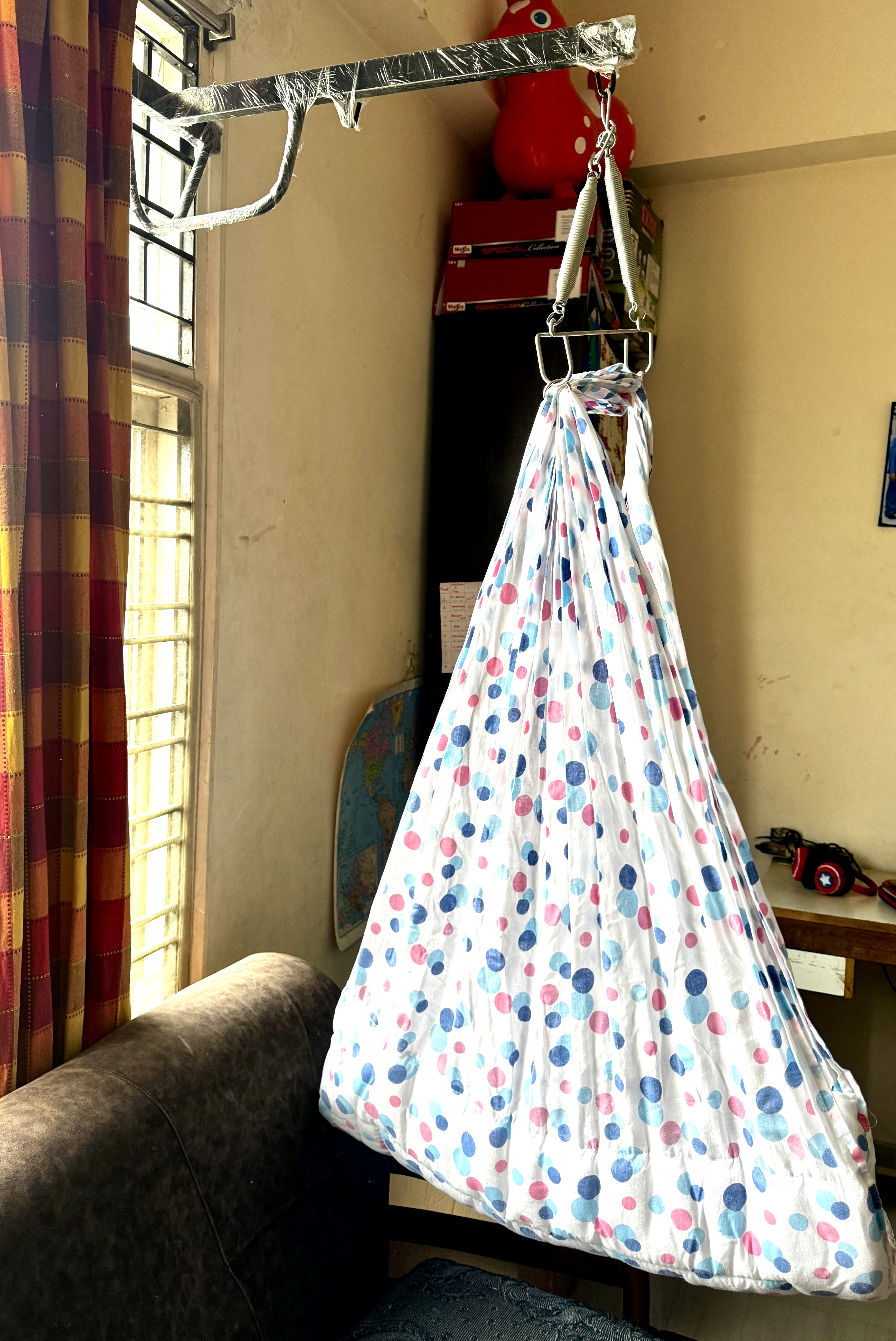 Baby Swing Cradle with Mosquito Net