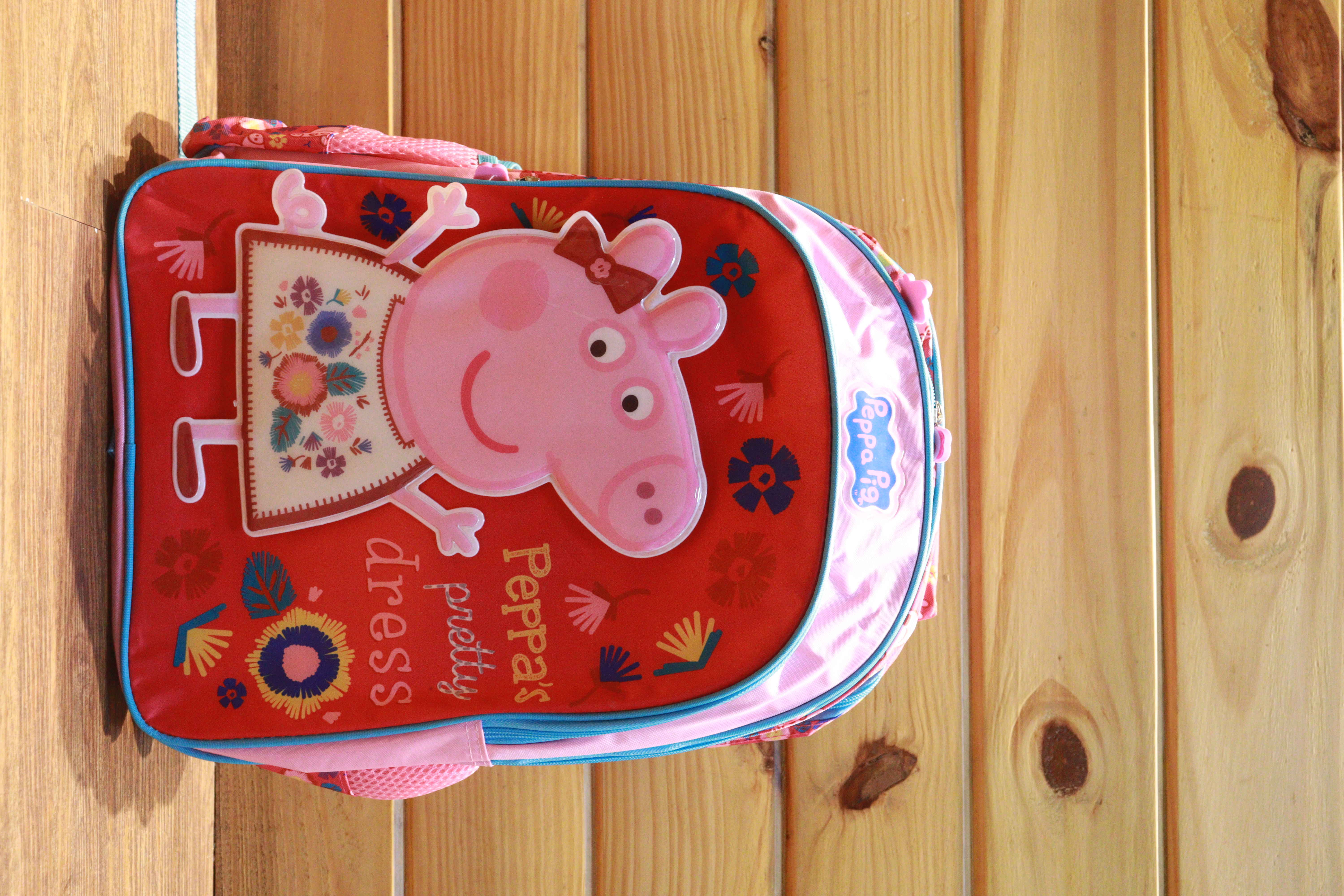 Peppa Pig Pretty Dress Velcro School Bag