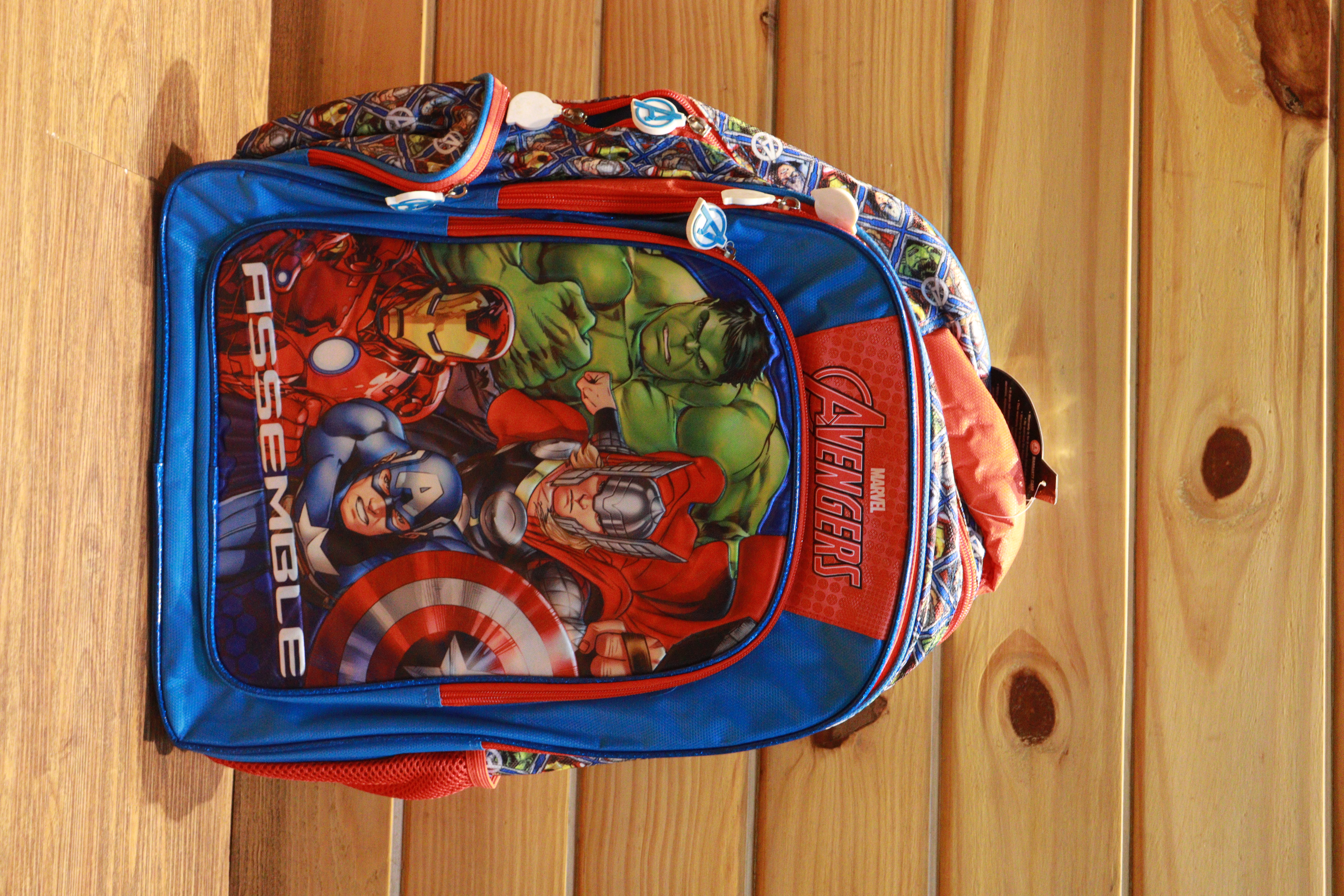 Avengers Assemble Red and Blue Soft Bag