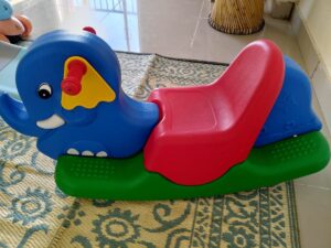 Jam & Honey Elephant Shaped Ride-On Car – Fun, Safe & Adorable Ride for Kids