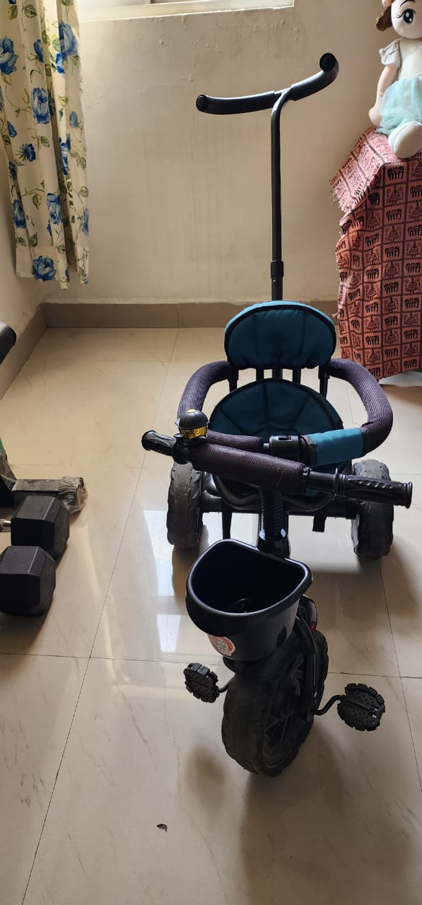 Baby Tricycle with Parental Control Handle