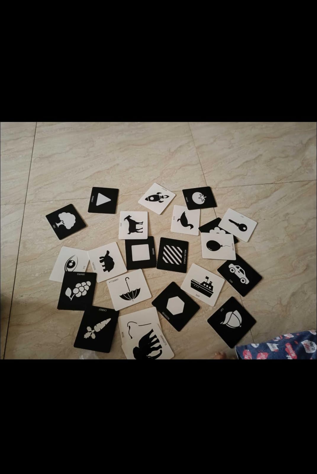 Play Nation High Contrast Flash Cards