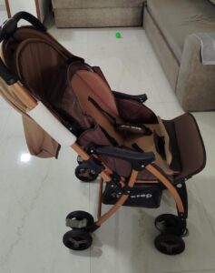 First Step Baby Stroller- Brown