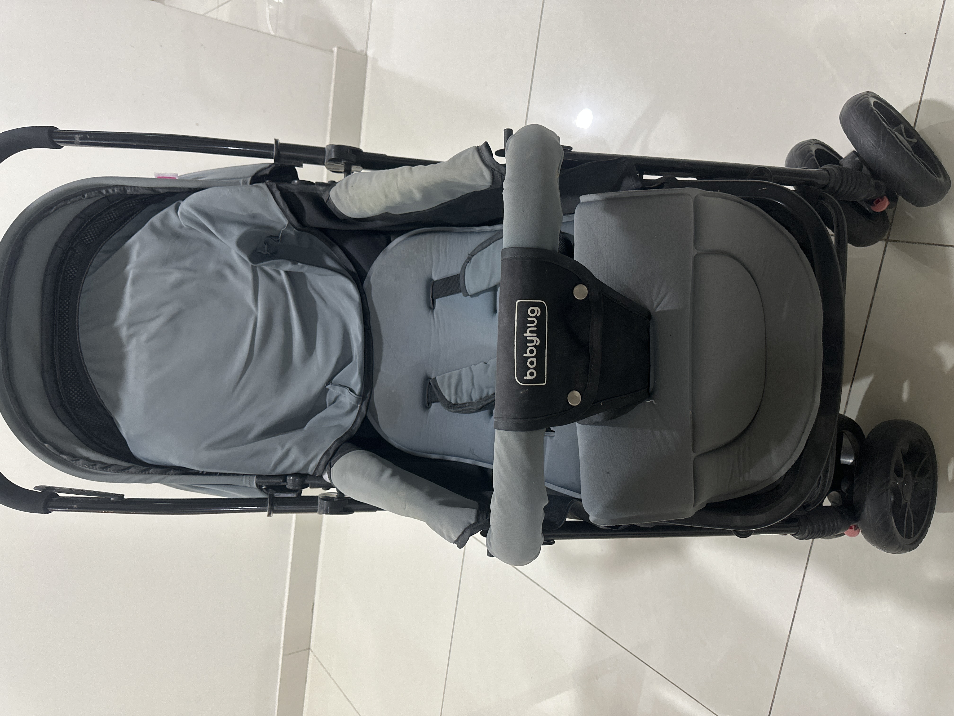 Comfort Plus Reversible Handle Baby Stroller with Multi Recline