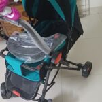 Baby Stroller with Reversible Handle & Storage Basket