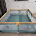 Pre-Owned Extra-Large Aqua Green Kids Playpen (180×200 cm)