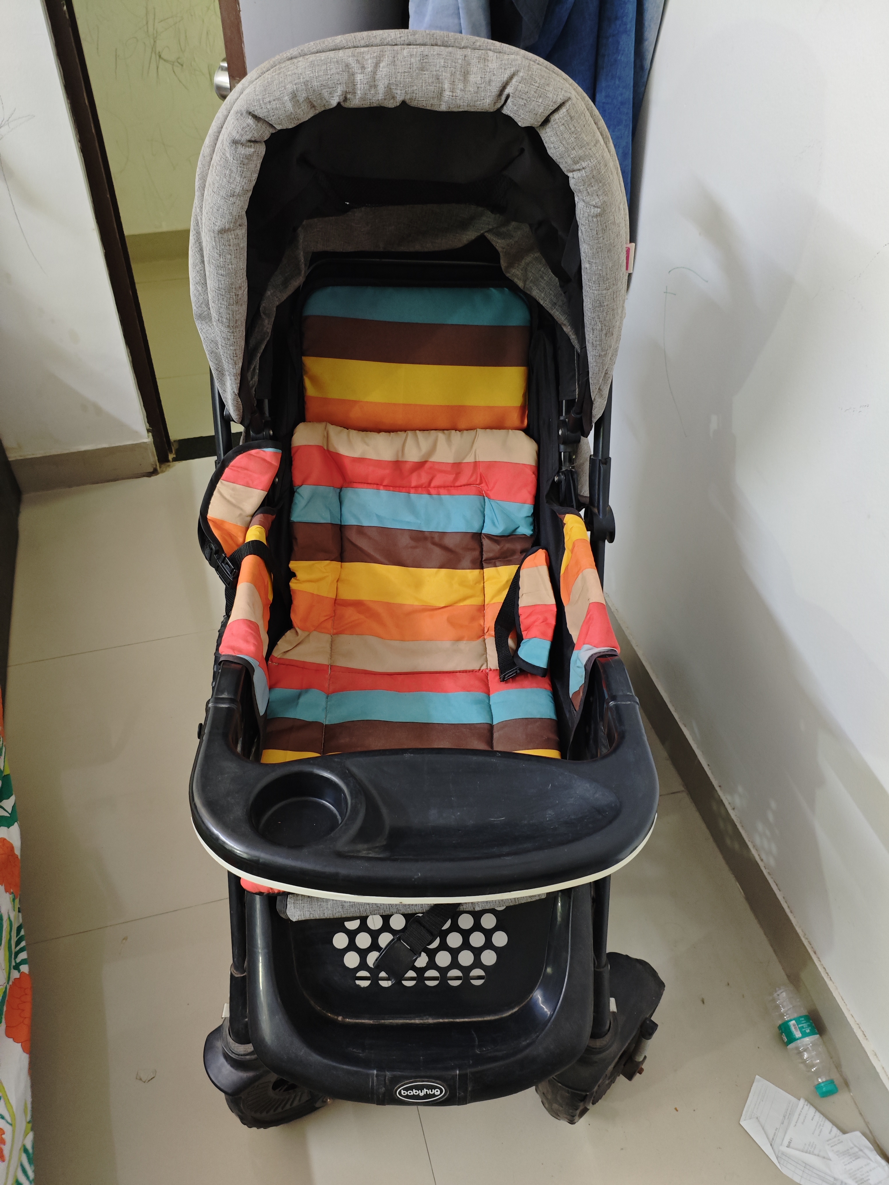 Preowned Babyhug Melody Stroller with Reversible Handle & Canopy