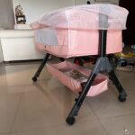 StarAndDaisy Baby Crib Cot Bedside Bassinet with Mosquito Net