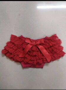 Pre-owned Frilled Baby Bloomers – Cute Skirt-Style Design, Fits Up to 1.5 Years