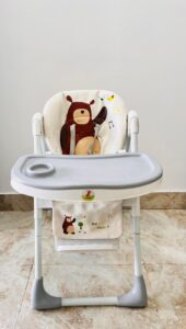 R for Rabbit Baby High Chair – Height Adjustable, 3 Recline Modes & Removable Meal Tray