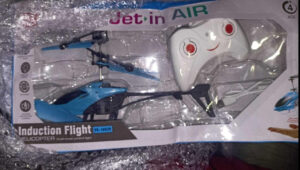 Jet in Air Induction Flight Helicopter