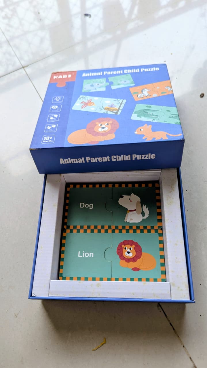 Kabi Animal Parent-Child Puzzle – Used