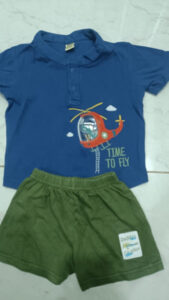Pre-Owned Baby Boy Outfit Set (T-Shirt + Shorts)