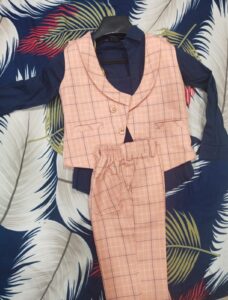 Preowned Party Wear Waistcoat Set for Boys
