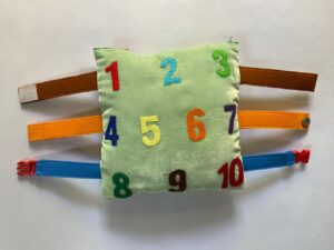 Pre-Owned Montessori Sensory Pillow- Fine Motor Skill Development